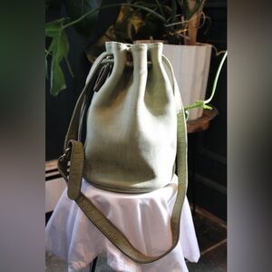 Vintage Coach 4931 Sonoma Pebbled Nubuck Leather Drawstring Bucket Bag